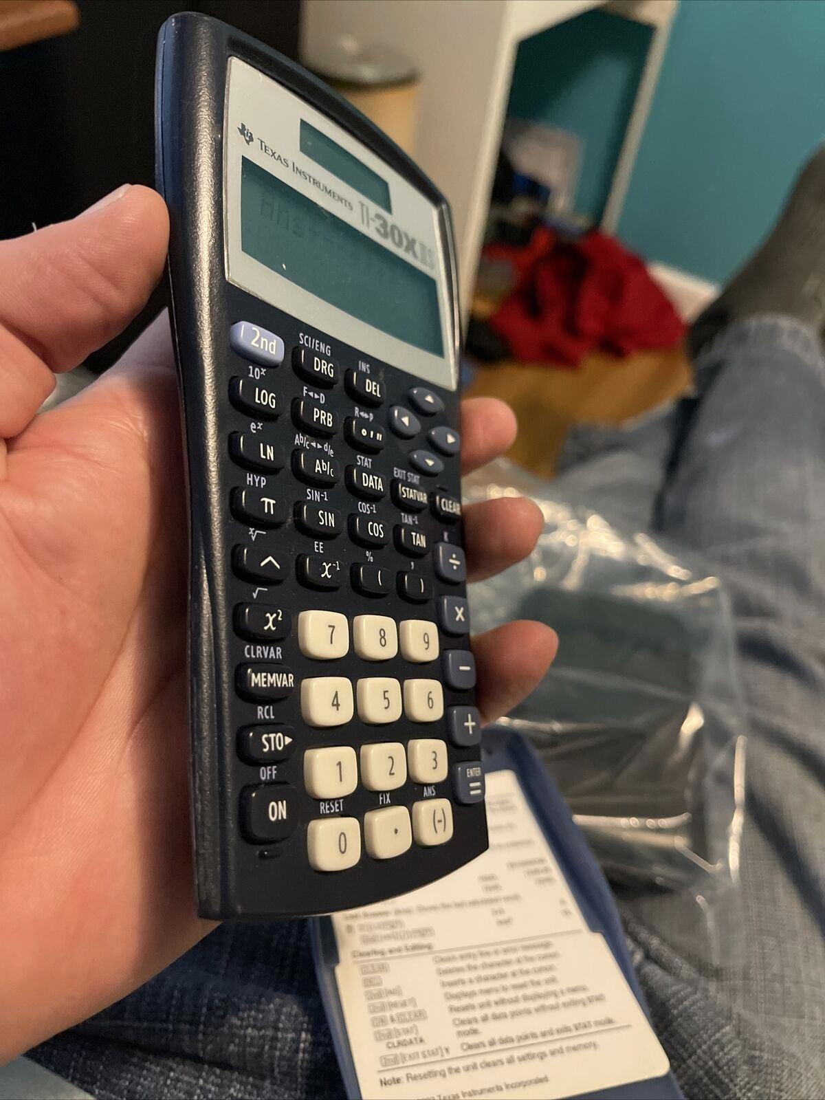 Texas Instruments TI-30X IIS Scientific Calculator Solar w/ Cover (12)