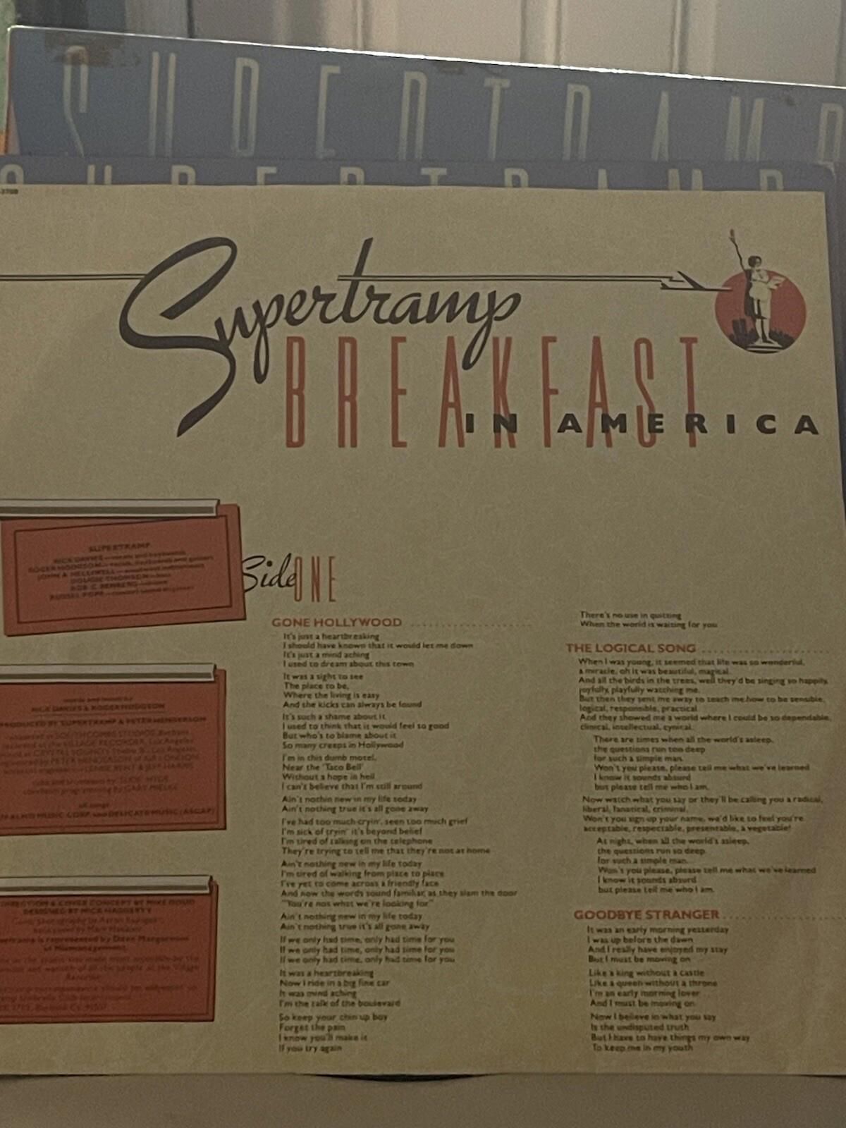 Breakfast In America by Supertramp (Record, 2008)