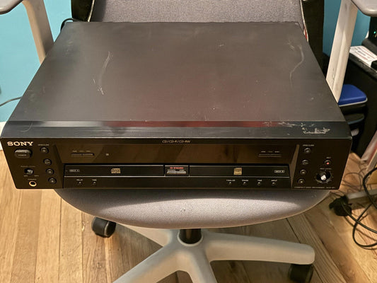 SONY RCD-W1 Dual Deck CD Compact Disc Recorder Player - Disc Error , Read Descri