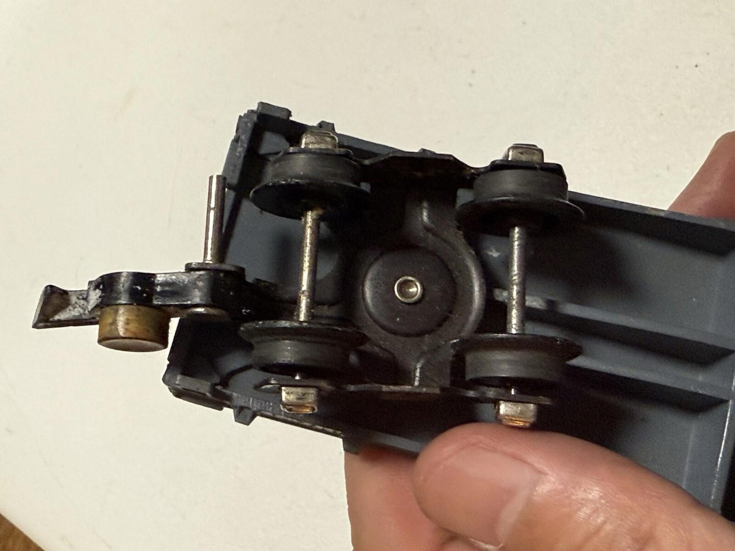 American Flyer PA 9952 S Scale C&N.W.R.Y. 4259 Logging Flat Metal Car