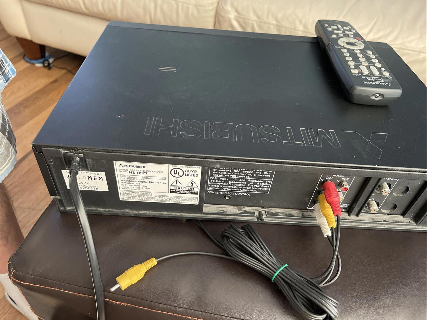 mitsubishi vintage vcr model HS-U577