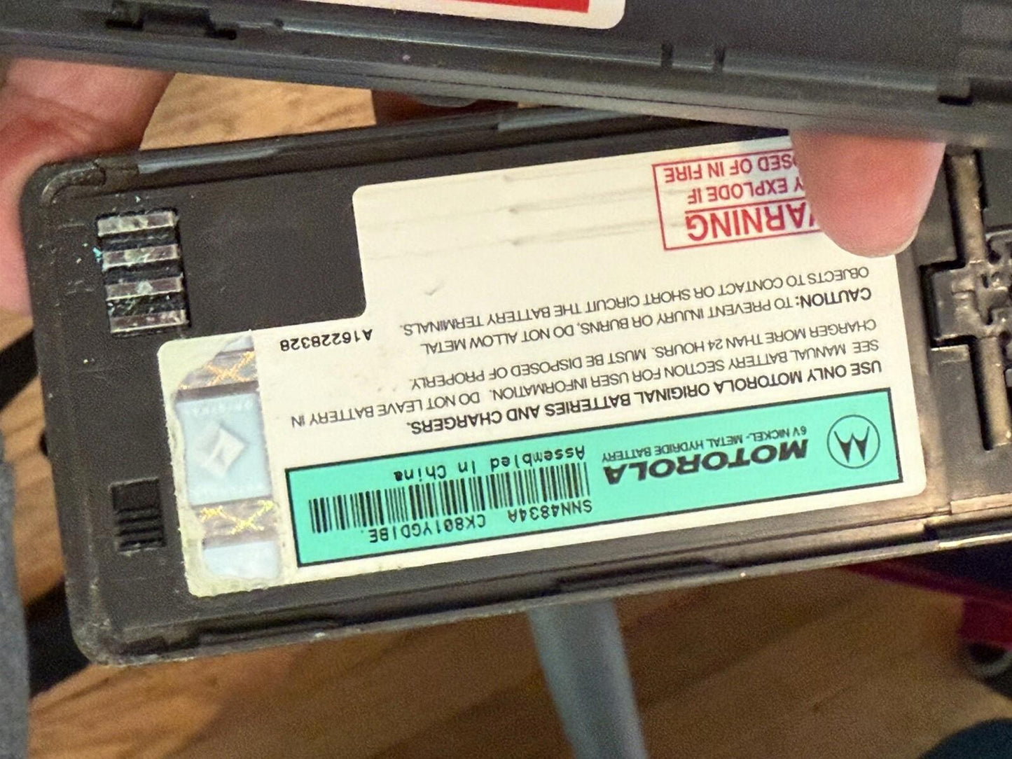 Used- Vintage Motorola MicroTac DPC 650 Flip Cell Phone Untested , No Power Cabl