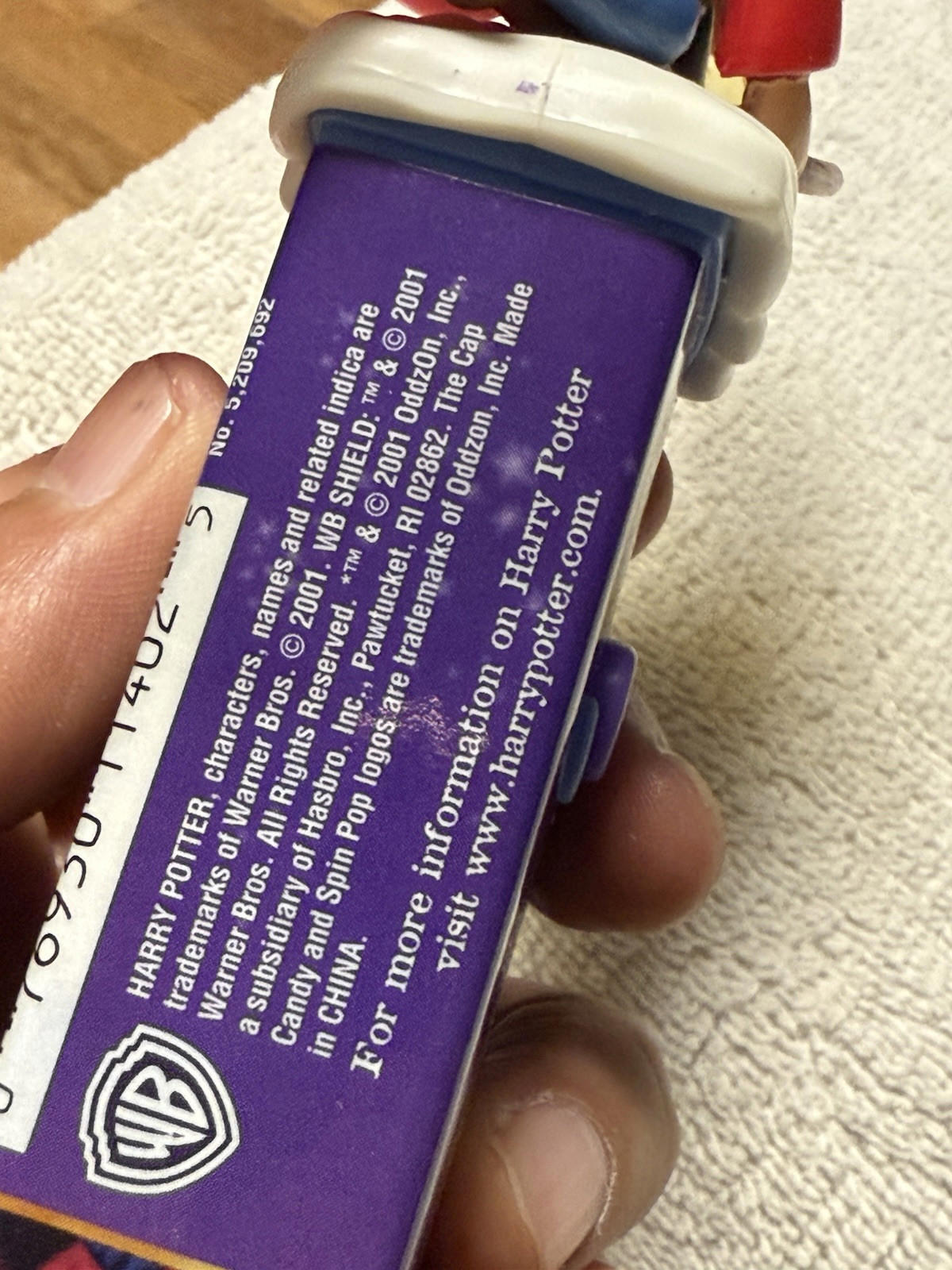 Vintage Harry Potter Spin Pop Candy