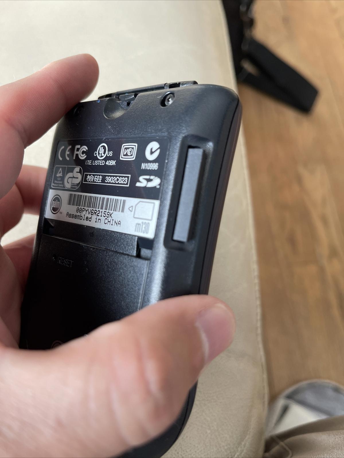 Vintage Palm Pilot PDA M130 With Stylus And A Case-No Charger-untested (1)