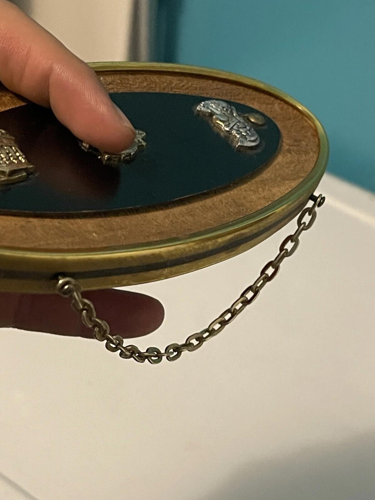 Vintage wall ornament  (6 by 3 )