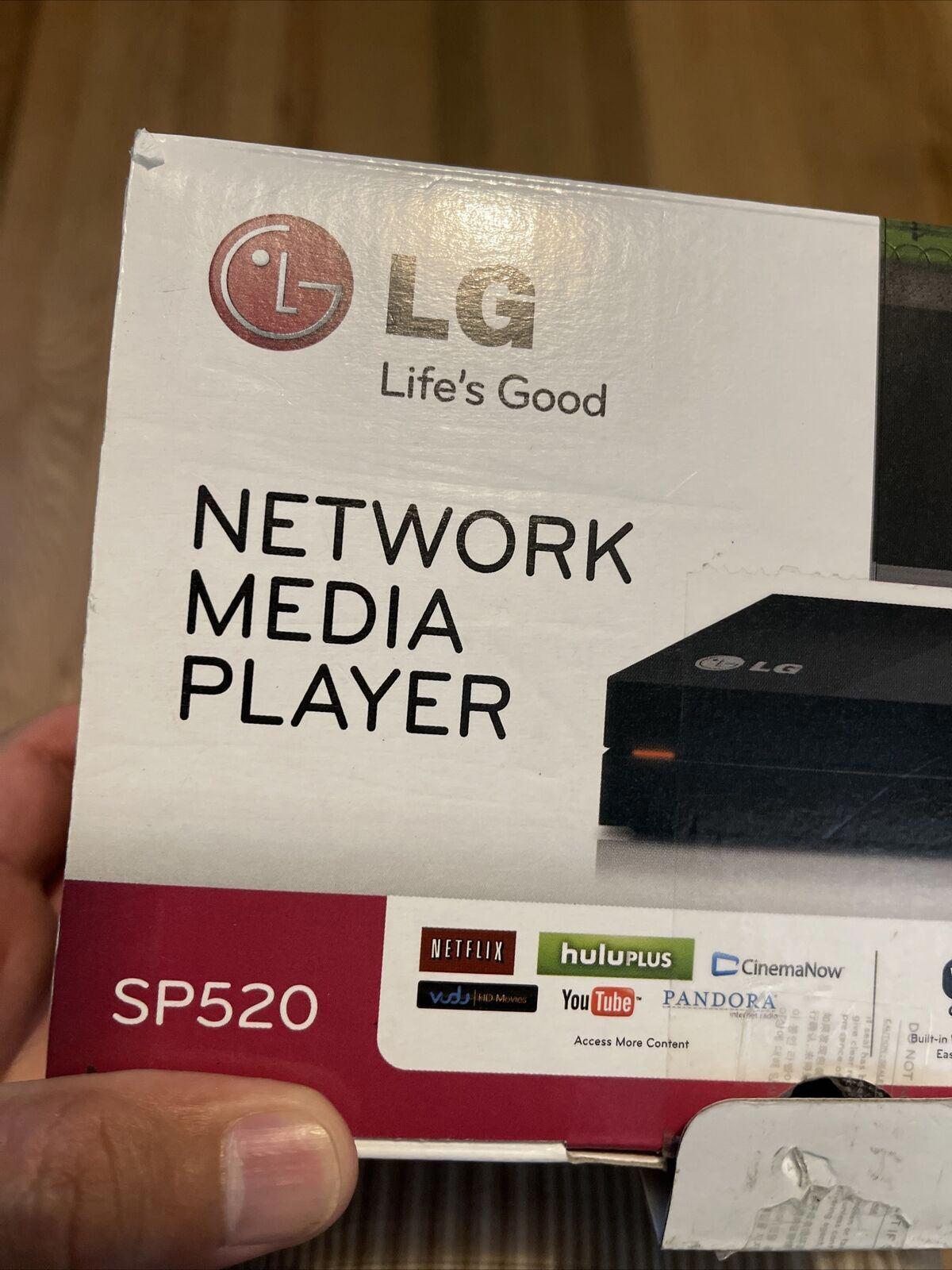 LG Life's Good Network Media Player Model SP520  No Remote