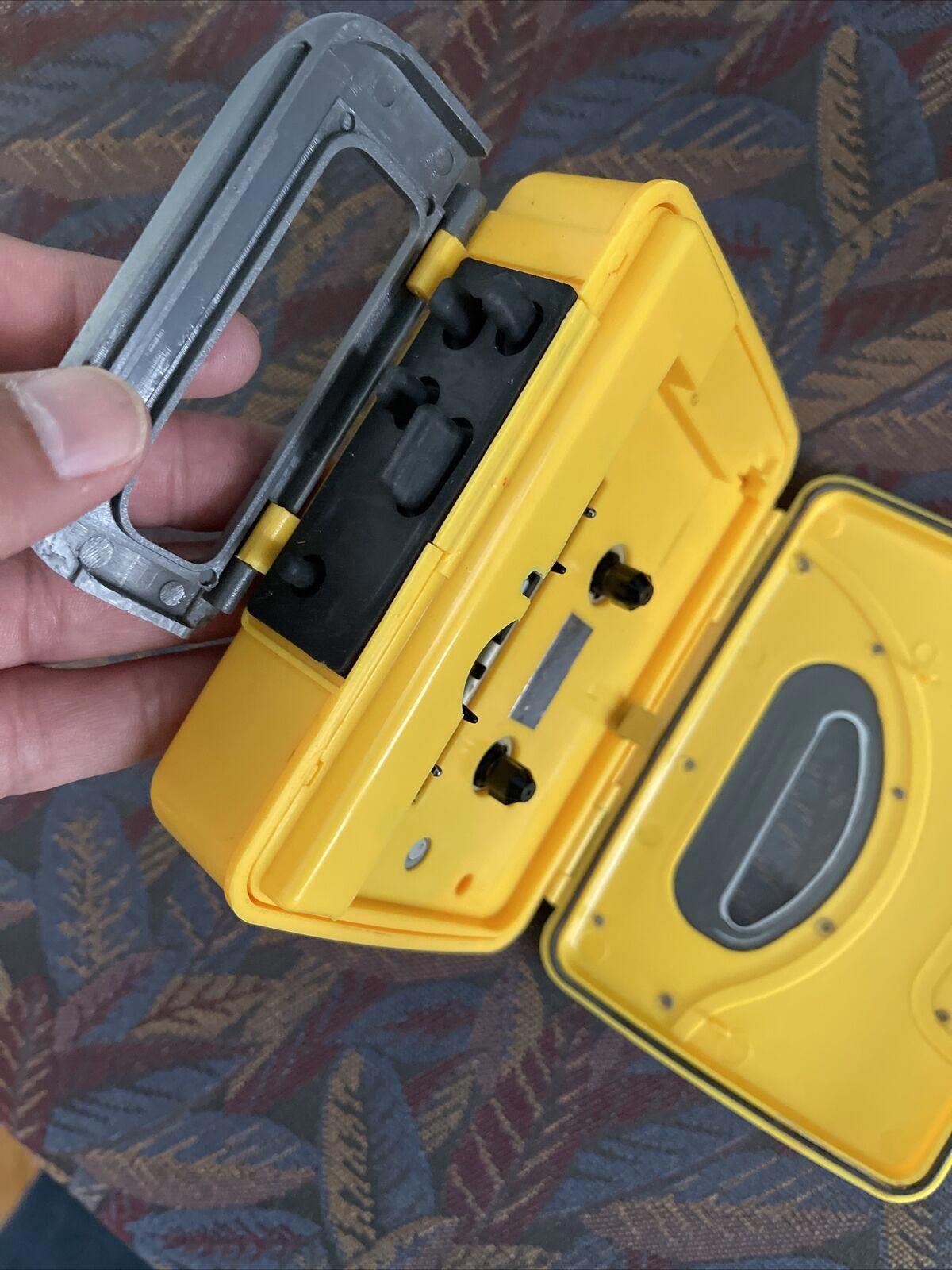 Coby All-Weather AM/FM Radio & Cassette Player Sports CX-76 Yellow