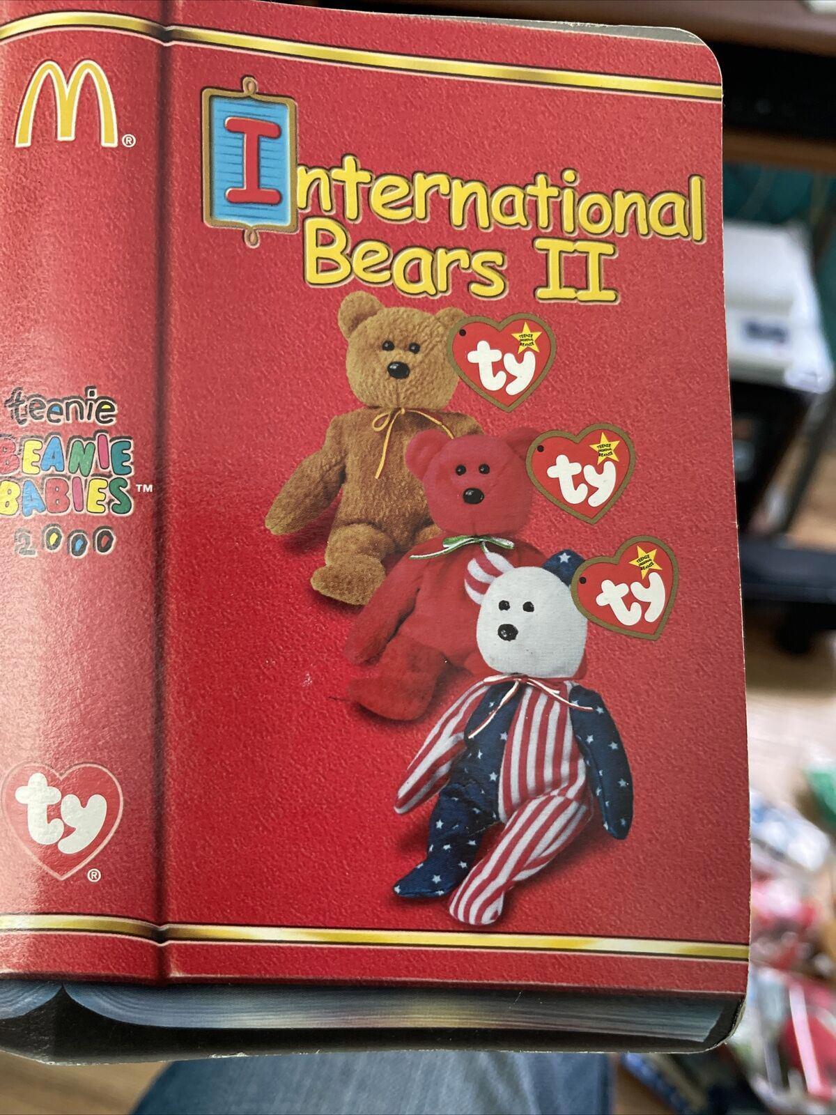 Ty Beanie Babies-Rare! Spangle The Bear - McDonalds - 1999 in original packaging