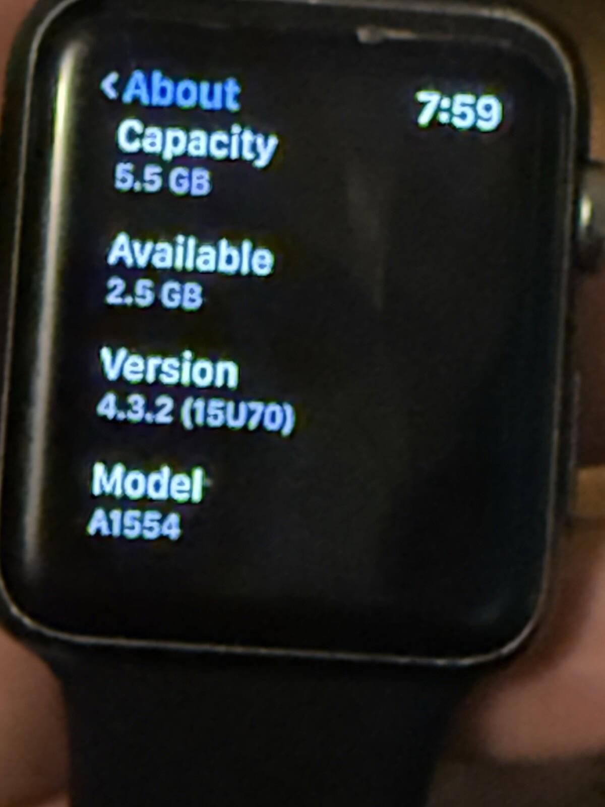 apple watch first generation , Works Great , 42mm, 7000 Series