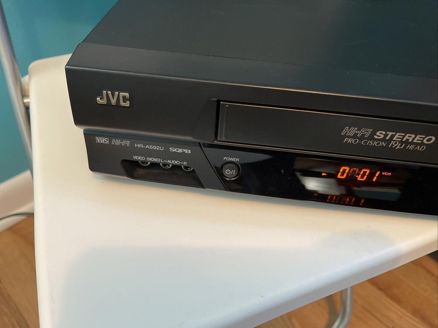 JVC HR-A592U Hi-Fi 4 Head Video Cassette Recorder VHS No Remote Tested