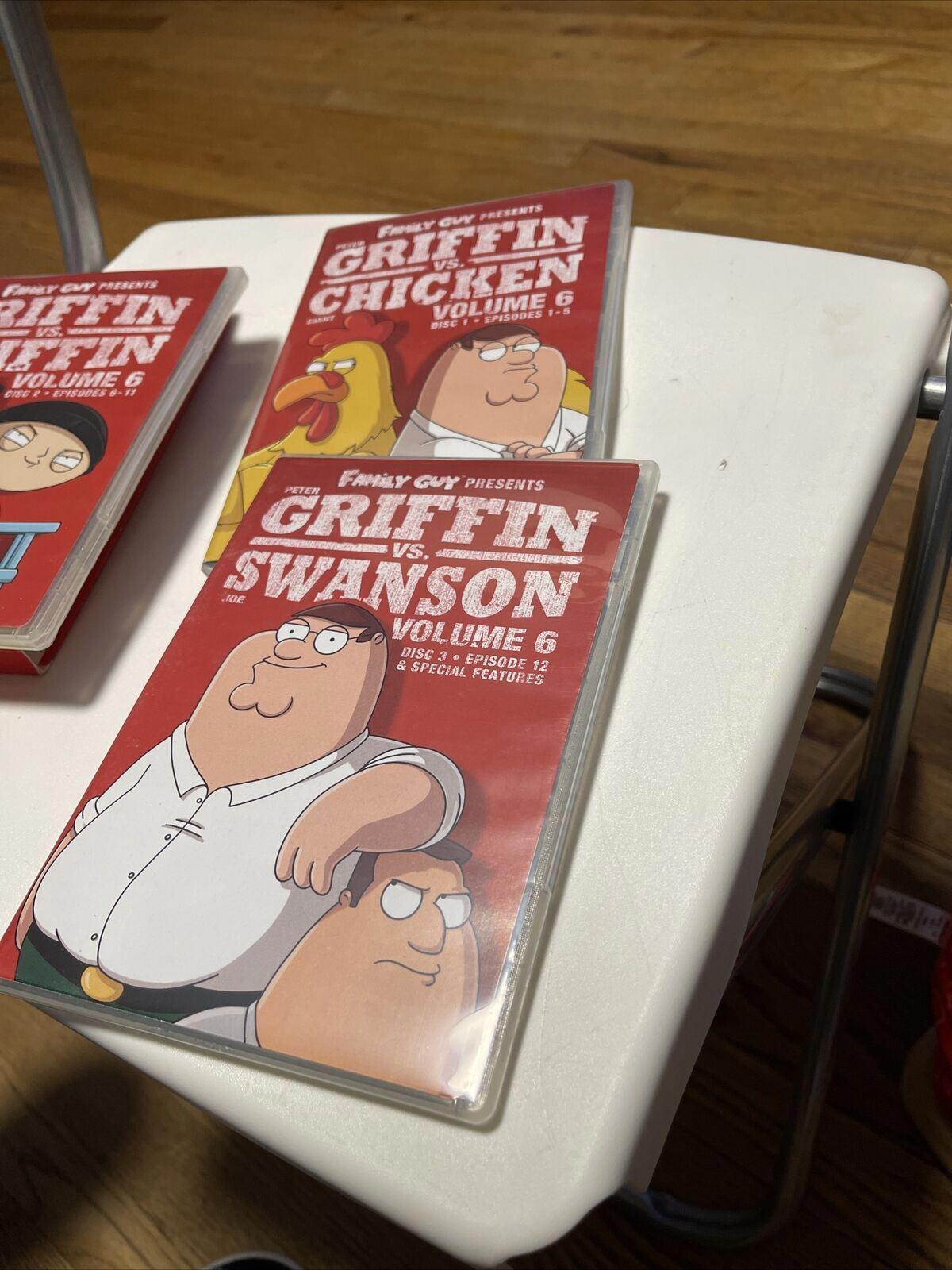 Family Guy Vol 6 (3 dvd set) 12 episodes