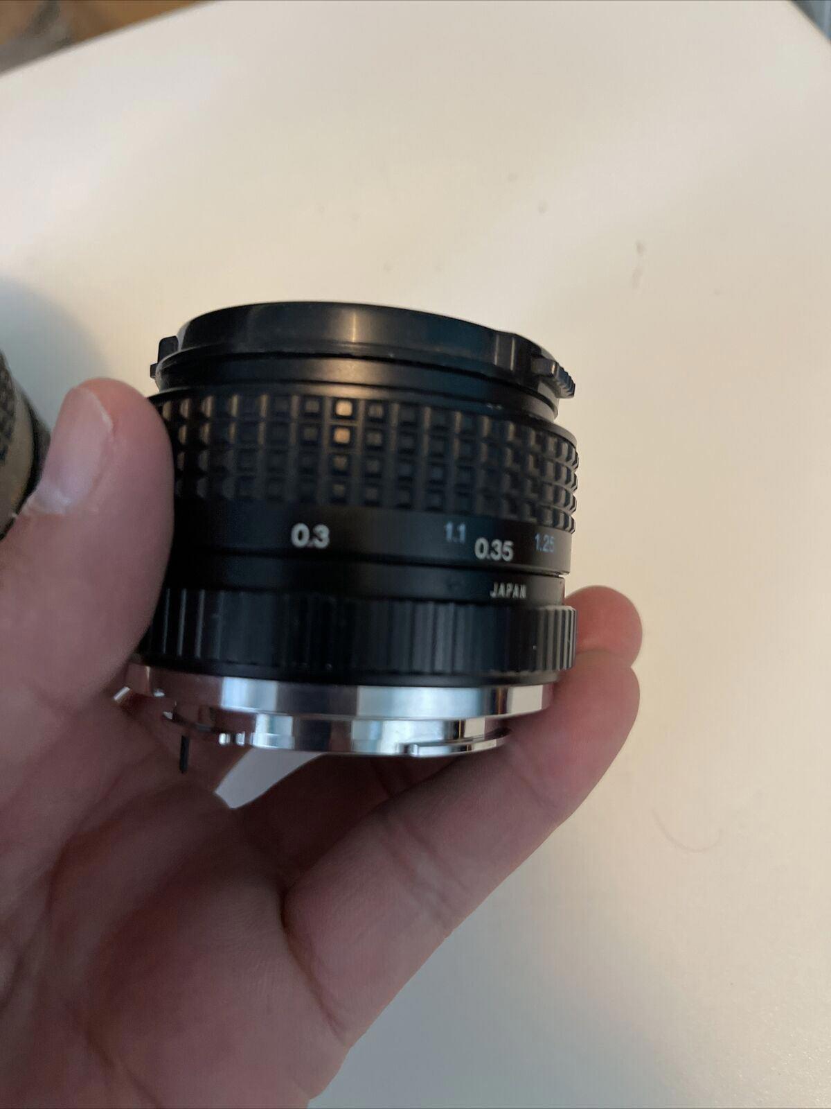 set 2  of vintage lens