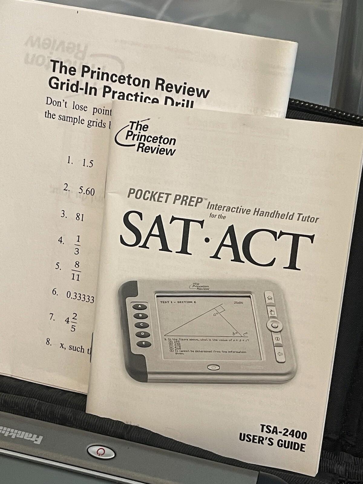 Franklin The Princeton Review Handheld Tutor SAT SAT-2400 Student Accessory