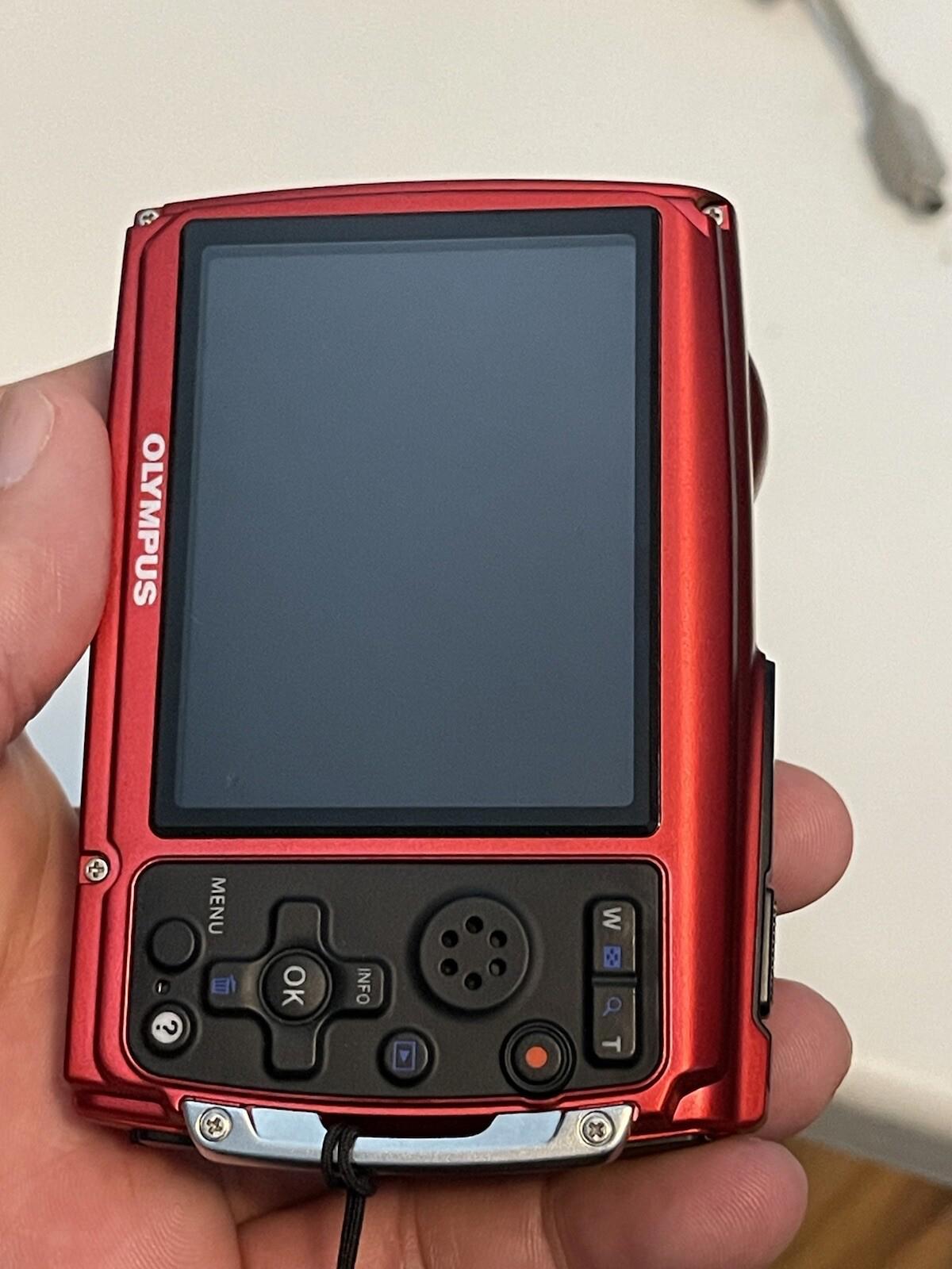 Olympus Stylus Tough 3000 µTough 3000 12.0MP Digital Camera - Red (6)