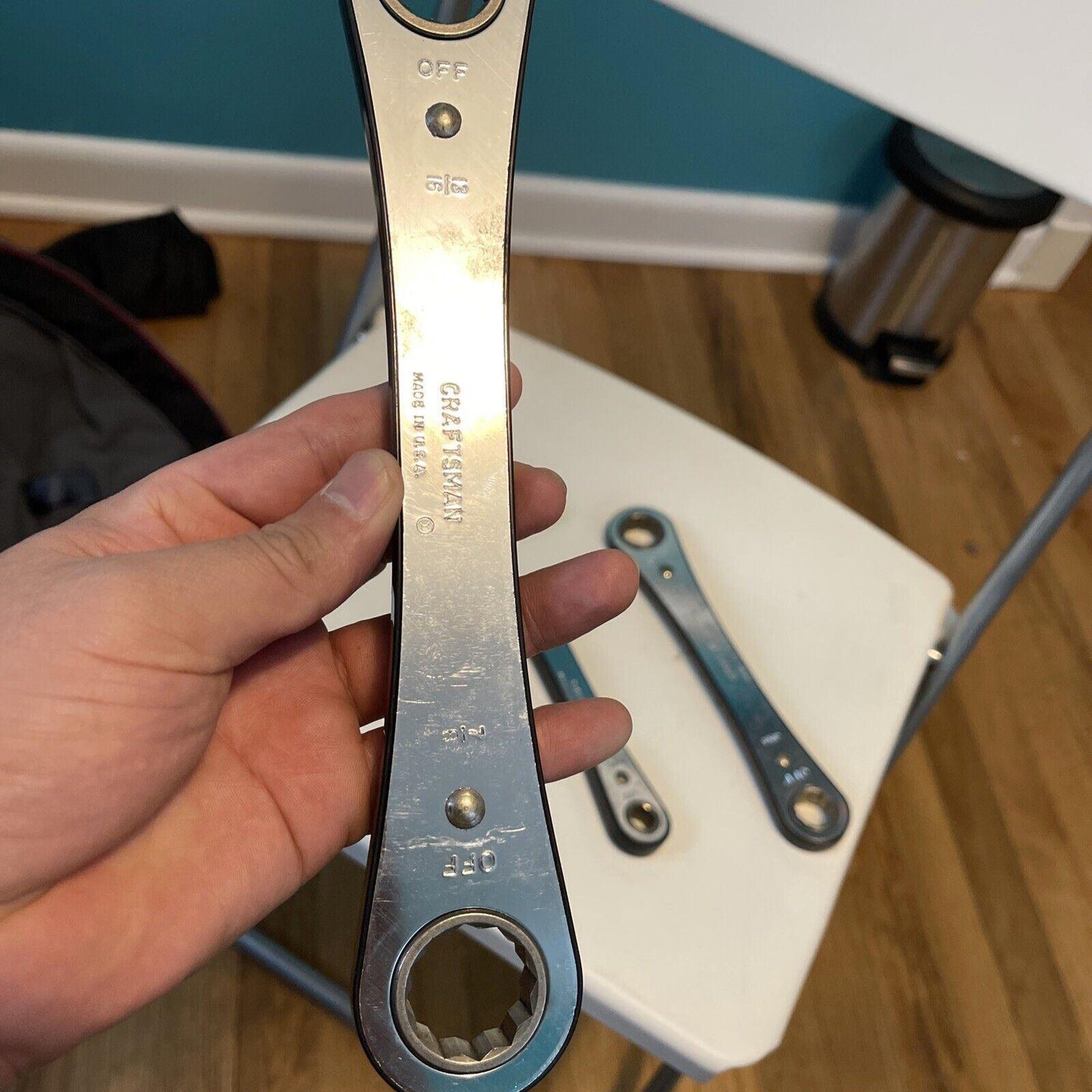 Vintage  X4 Craftsman Ratchet Wrench (12)