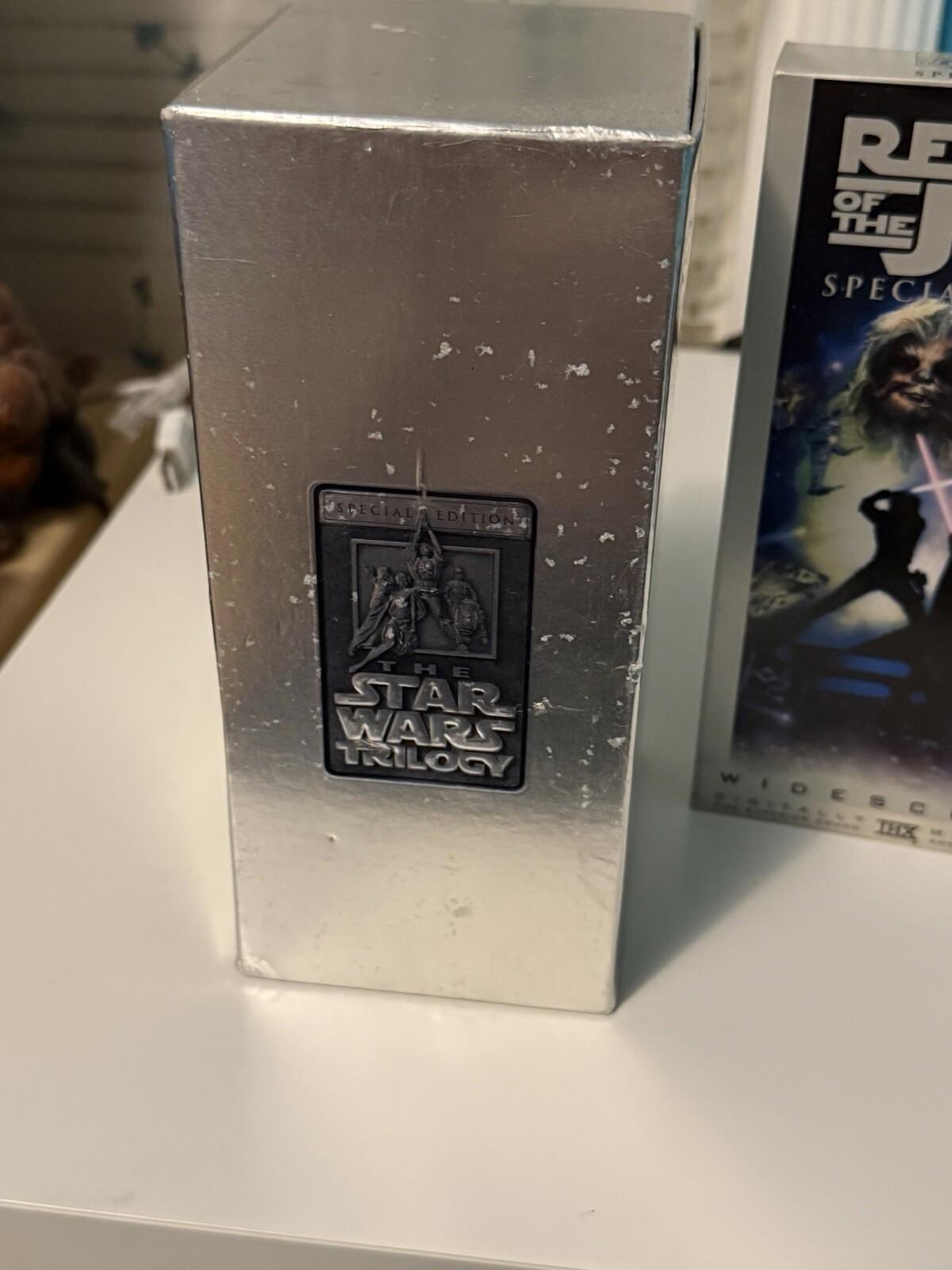 Star Wars Box Set (VHS, 1997, Special Edition) Jedi Tapes Widescreen , Good Cond