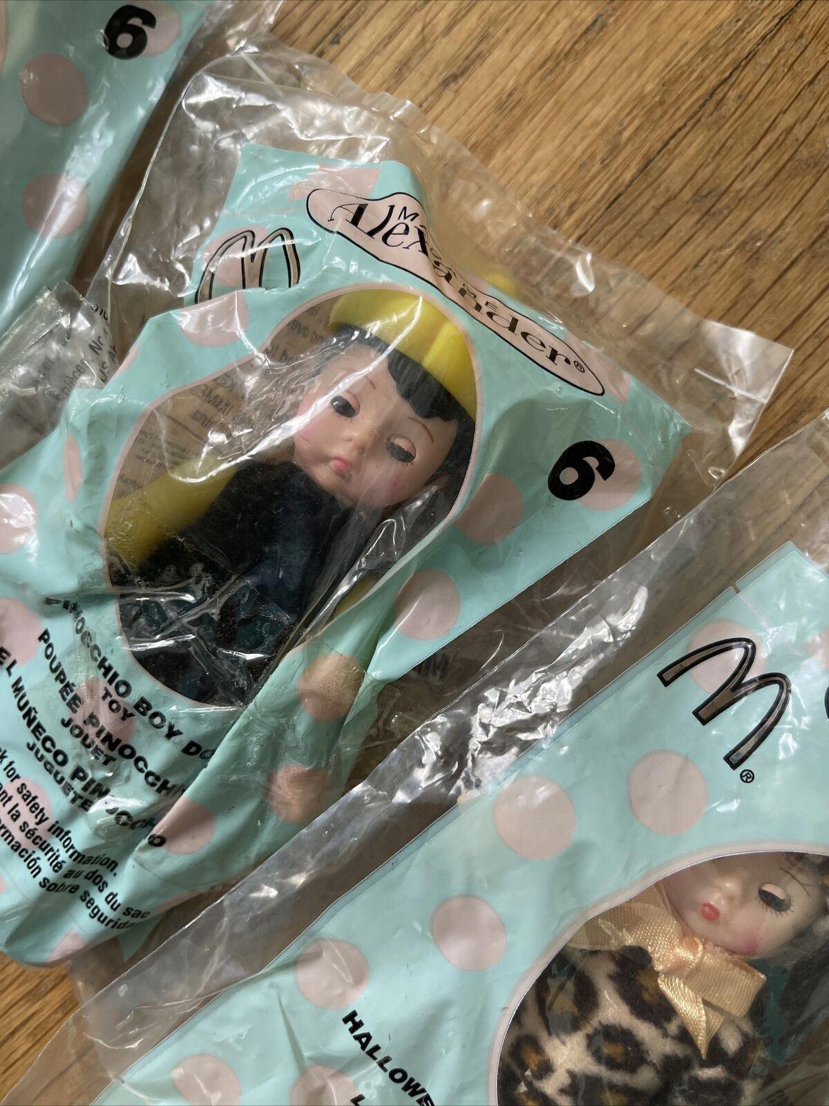 Vtg MCDONALDS Bagged MADAME ALEXANDER DOLLS Big Lot Of 3