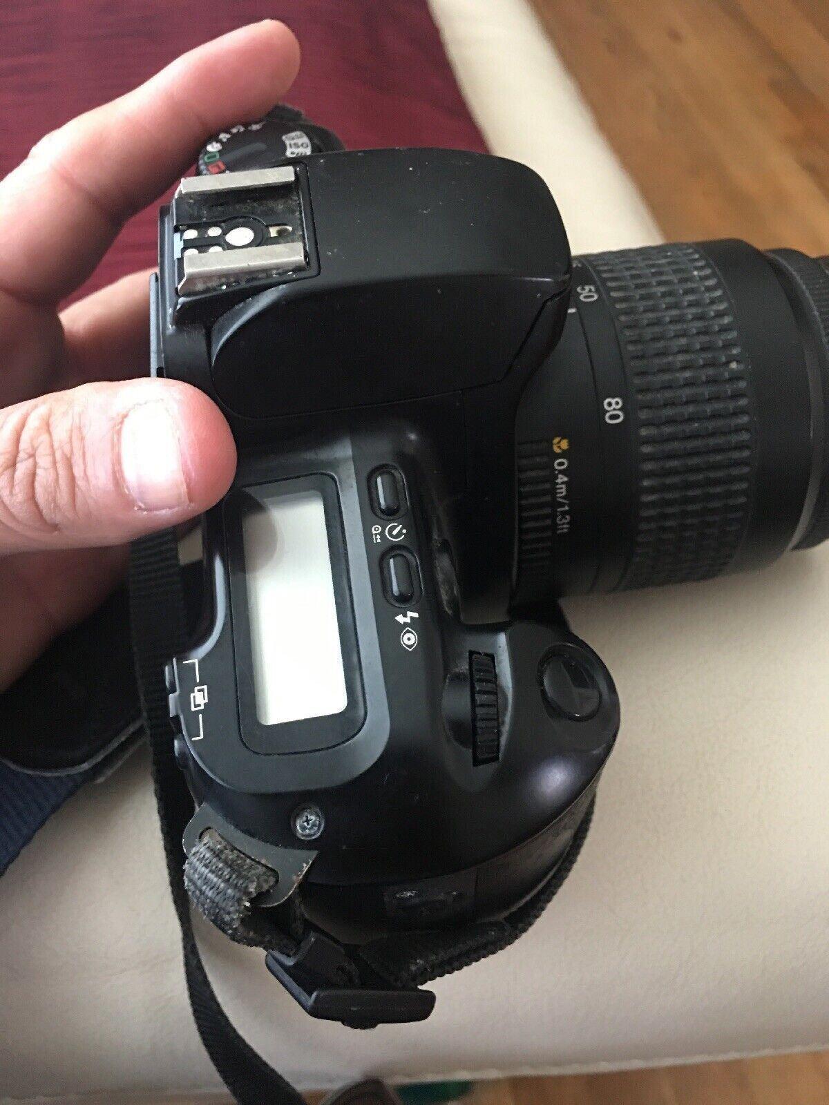 Canon EOS Rebel XS Film Camera 35mm Lens EF 35-80mm f/4 - 5.6  (1)