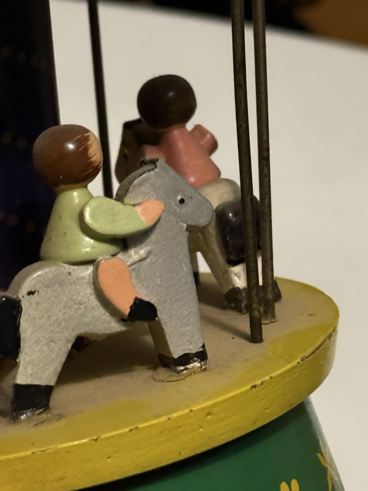 Vintage 7" REUGE Swiss Musical Movement Child Kid Merry Go Round