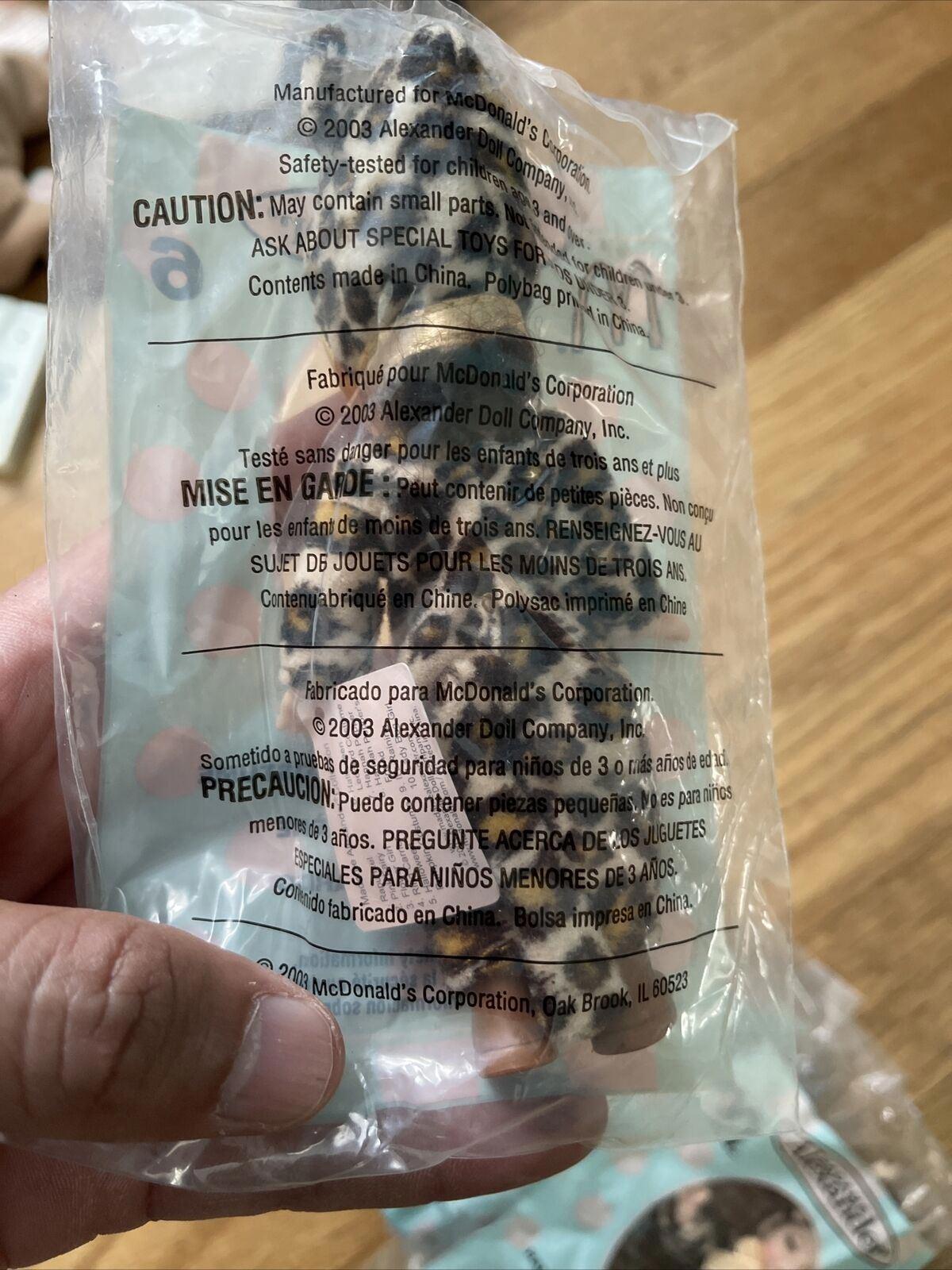 Vtg MCDONALDS Bagged MADAME ALEXANDER DOLLS Big Lot Of 3