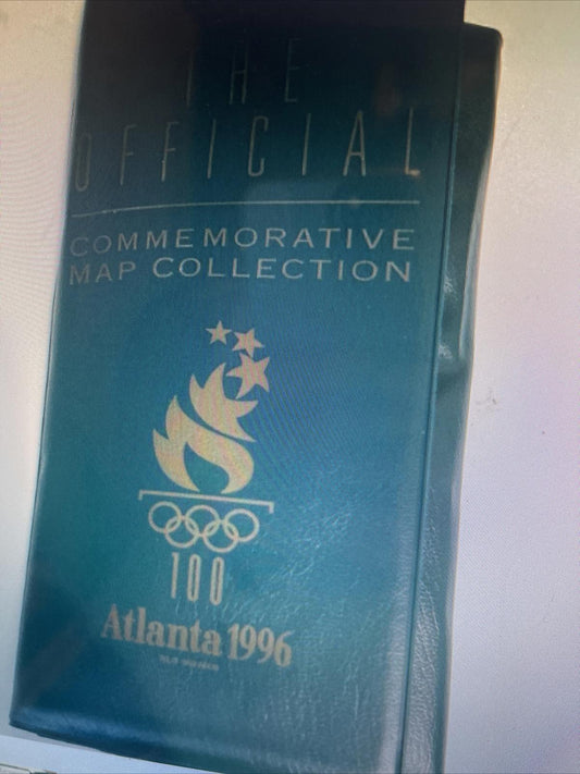 Map Collection 1996 official Atlanta Olympics USA Commemorative souvenir set (12