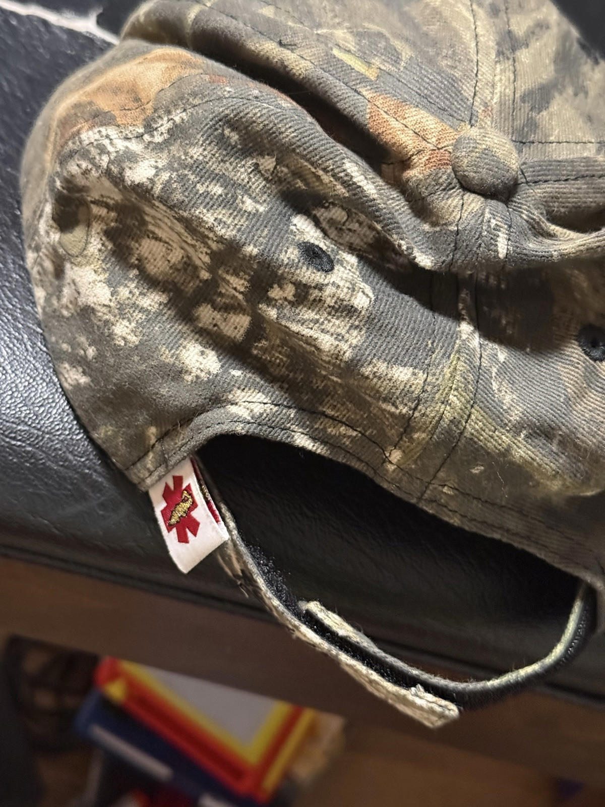 CAT Headlight Hat Camouflage Camo Adjustable Cap Light H005