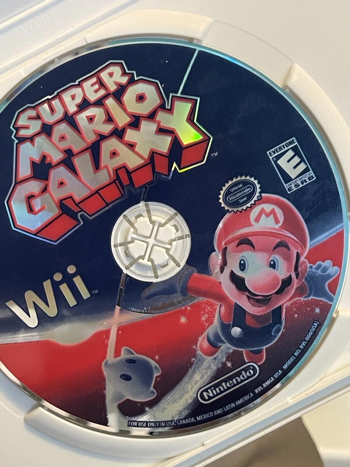GameStop Case Nintendo Wii SUPER MARIO GALAXY Game With Case No Manual