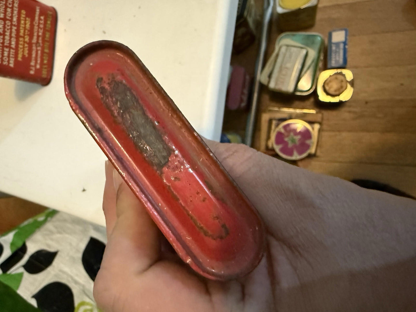 3  Prince Albert Crimp Cut Tobacco Hinged Pocket Tin - 1.5oz Empty Tins