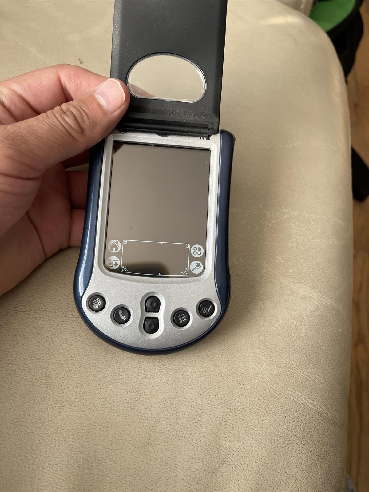 Vintage Palm Pilot PDA M130 With Stylus And A Case-No Charger-untested (1)