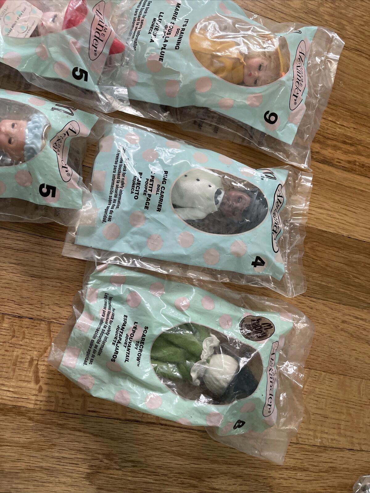 Vintage Lot Of 5 McDonalds Madame Alexander dolls 2007