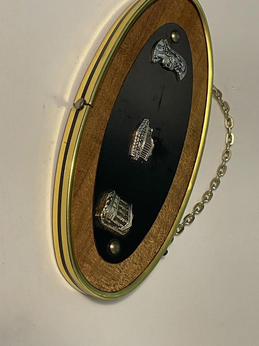 Vintage wall ornament  (6 by 3 )