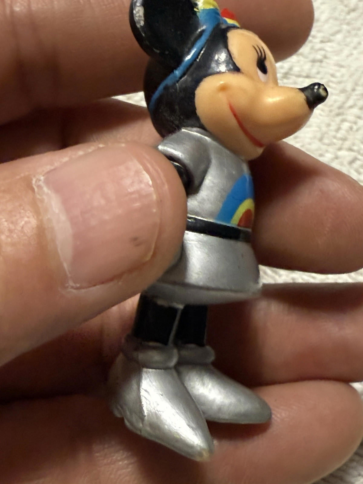 Disney Minne Mouse Epcot Captain EO Mission Space Rainbow Figure