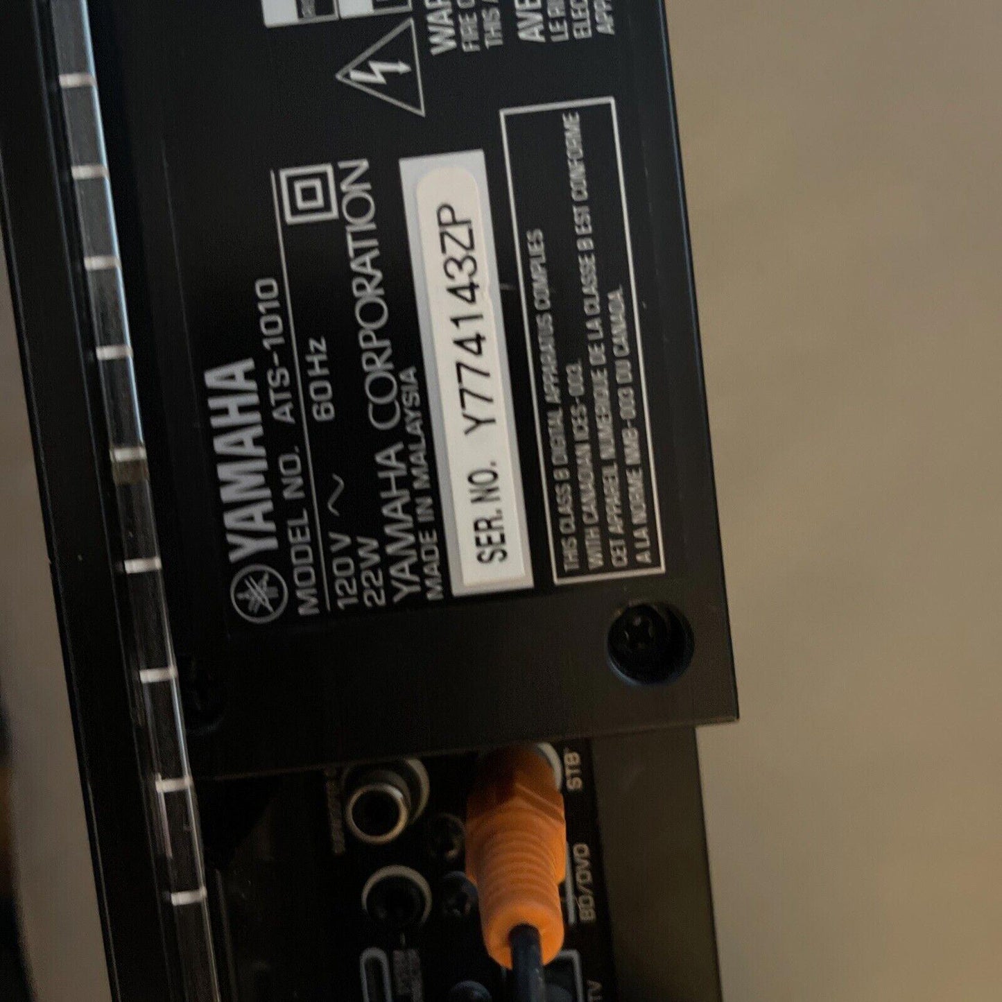 Yamaha 2.1 ATS-1010 Home Theater Soundbar, Fully Tested w/ Remote