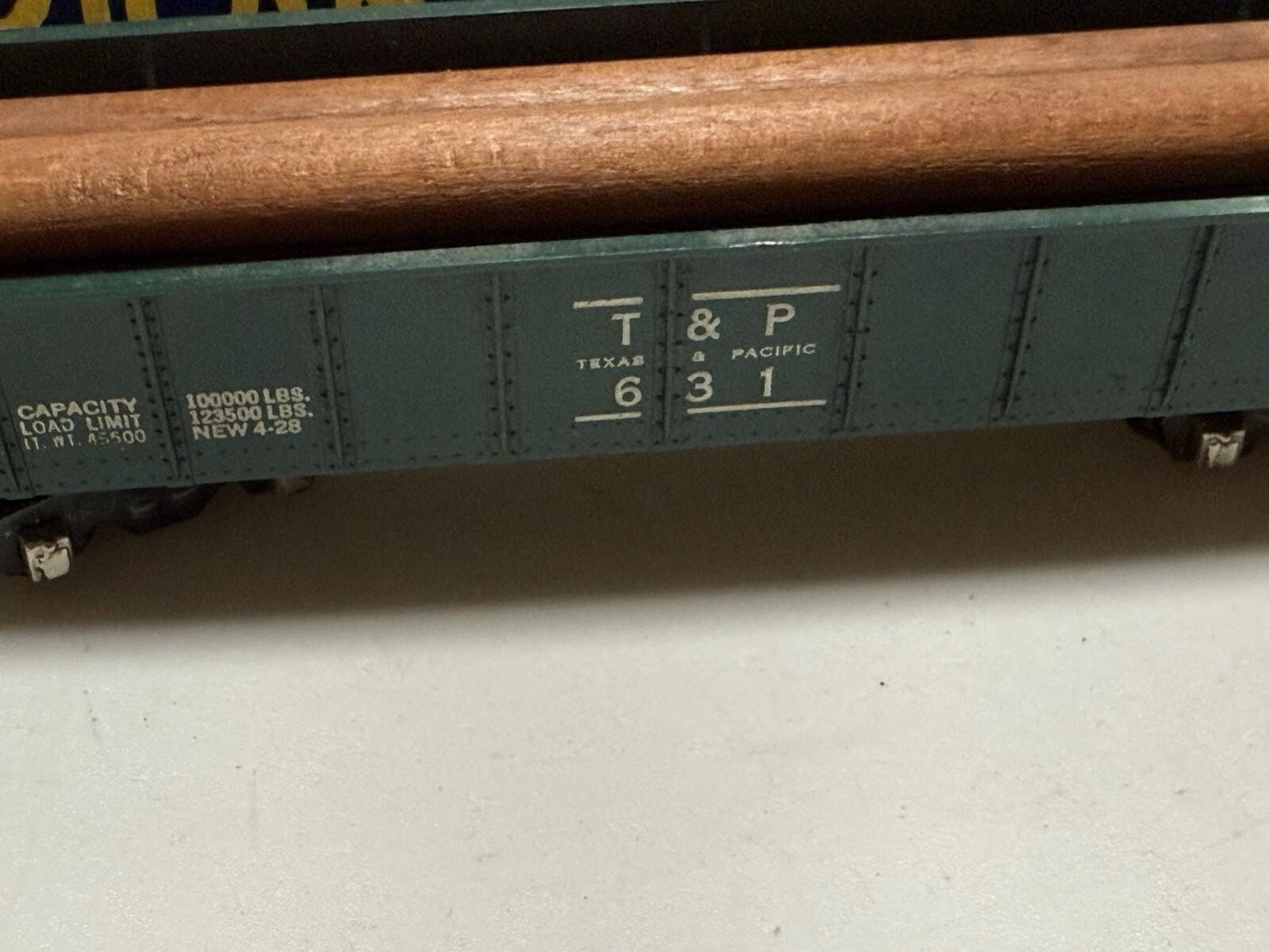 Vintage S Gauge American Flyer #631 T&P Texas & Pacific Gondola In Box