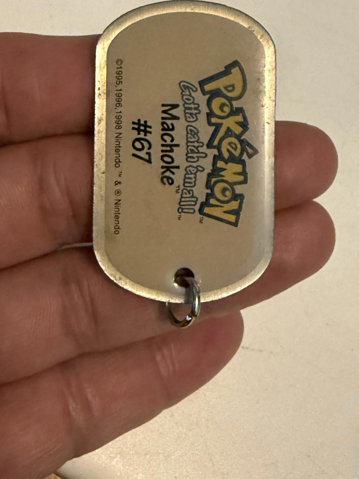 RARE VINTAGE POKÉMON PIKACHU DOGTAG