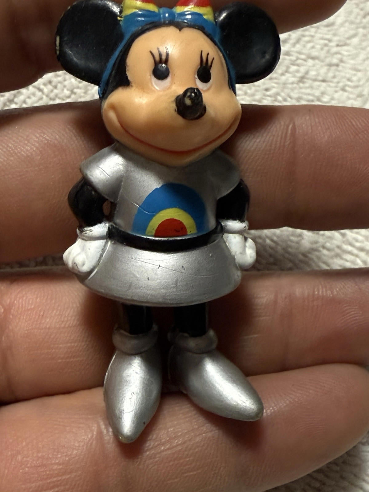 Disney Minne Mouse Epcot Captain EO Mission Space Rainbow Figure