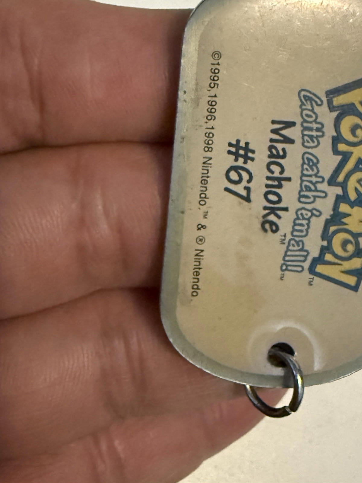 RARE VINTAGE POKÉMON PIKACHU DOGTAG