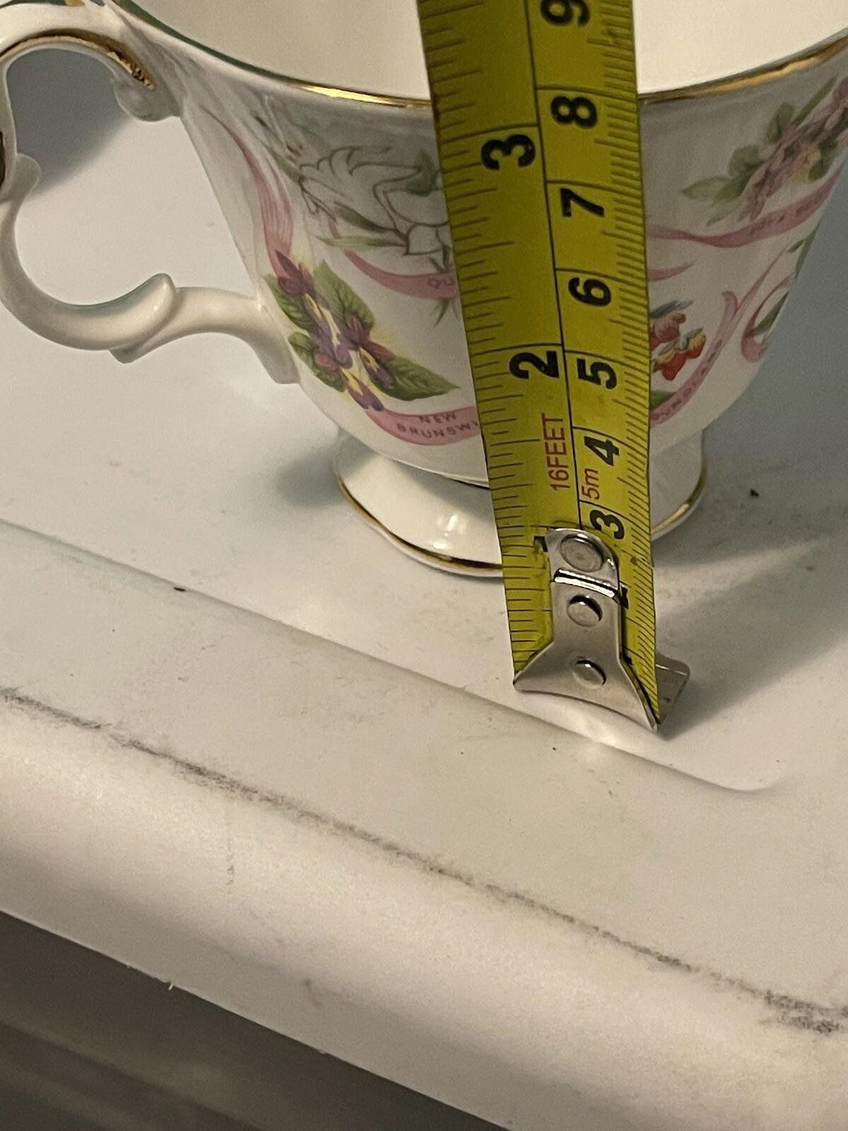 Royal Albert Cup & Saucer Canada “Our Emblems Dear” Bone China