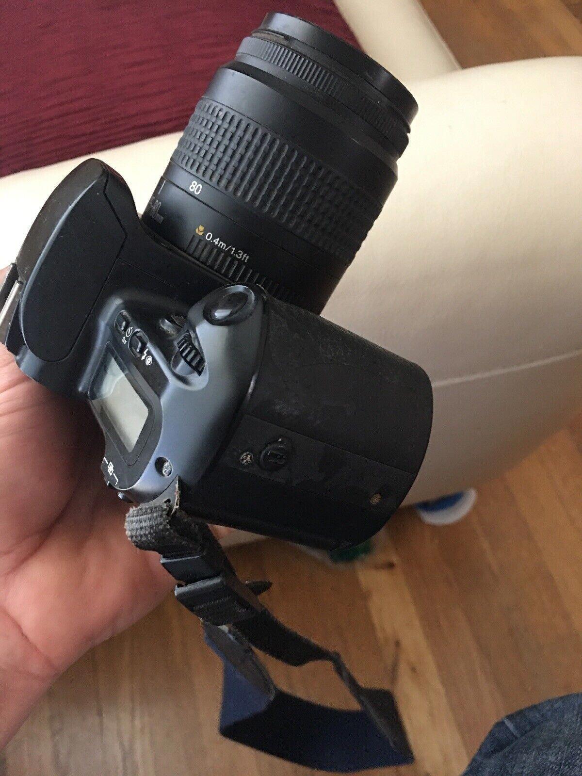 Canon EOS Rebel XS Film Camera 35mm Lens EF 35-80mm f/4 - 5.6  (1)