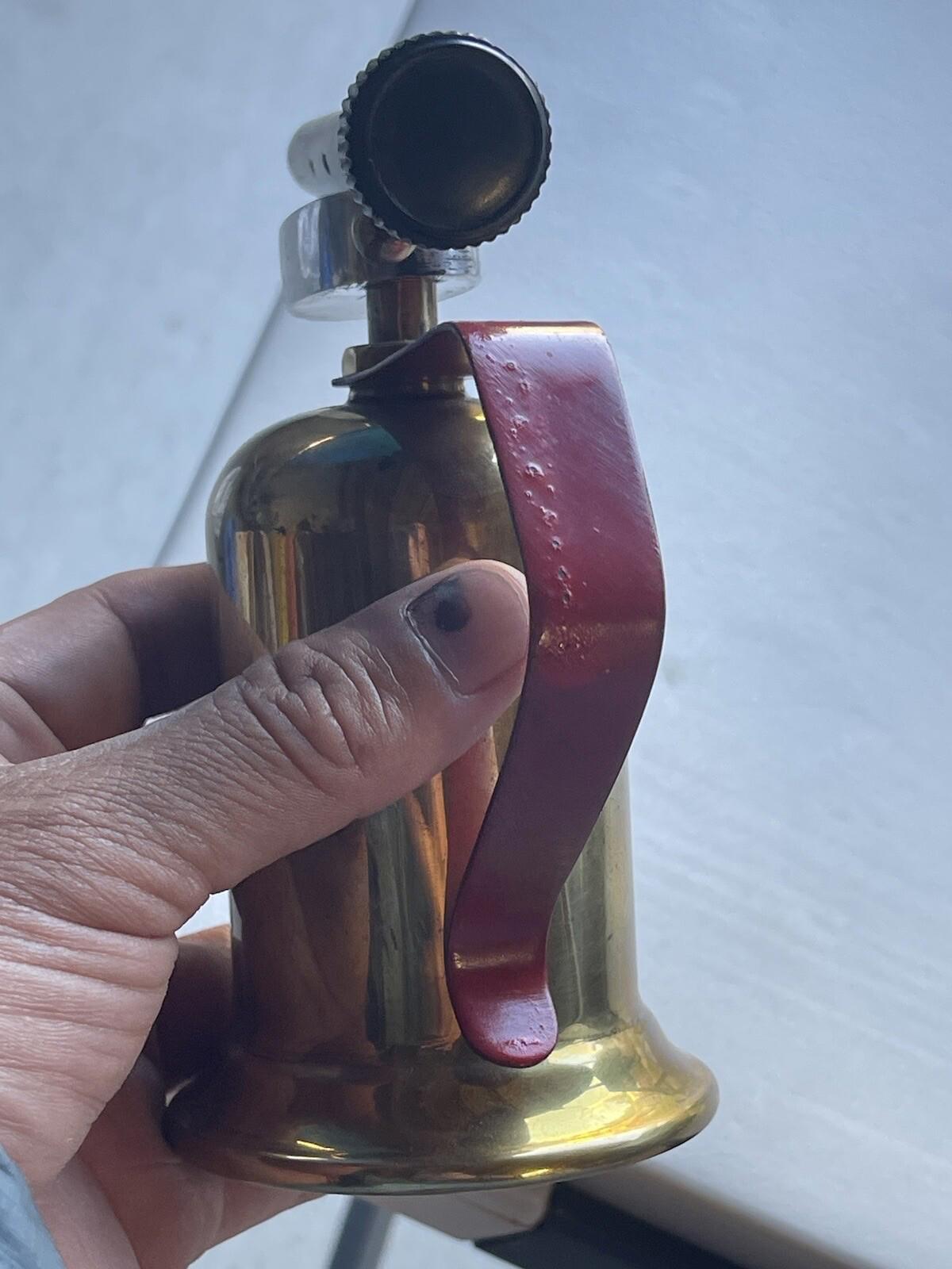 Vintage Antique Welding Plumbing Soldering Iron Gas Blow Torch 5 1/2" tall