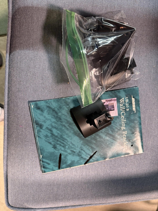 Genuine Black Bose UB-20 B - Wall Ceiling Bracket - Cube Speakers Lot Of 4